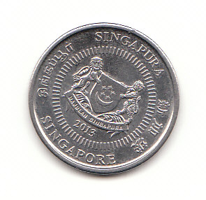  10 Cent Singapore 2013 (HB489)   