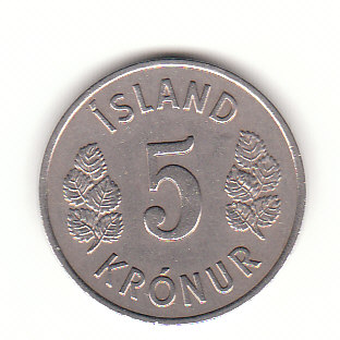 5 Kronur Island 1970 (B490)