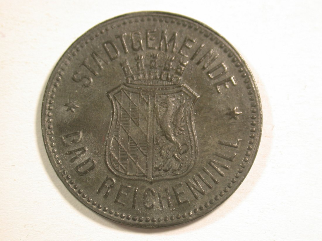  1510 Notgeld  Bad Reichenhall 10 Pfennig 1918 in f.st R Orginalbilder   