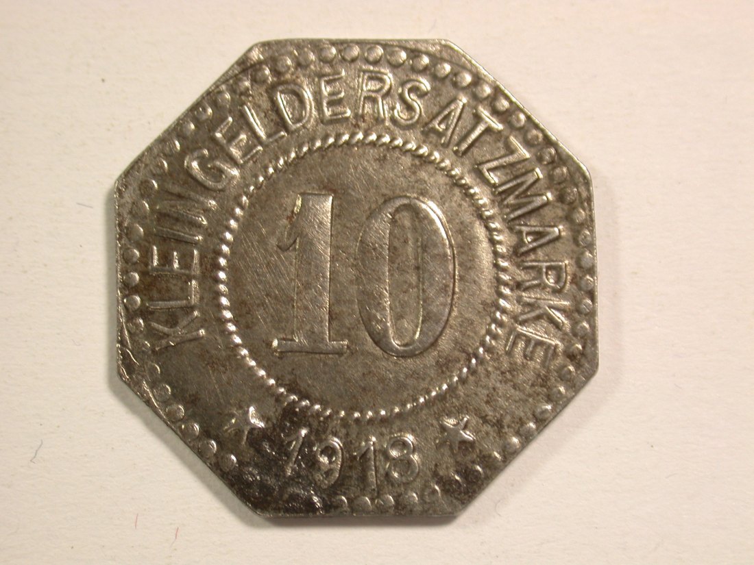  1510 Notgeld  Rosenheim 10 Pfennig 1919 in vz-st  Orginalbilder   