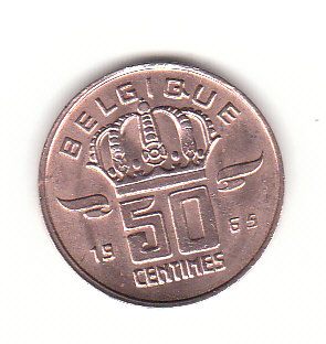  50 centimes Belgien ( belgique) 1965 (B522)   