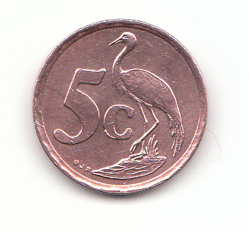  5 Cent Süd- Afrika 1997 (G322)   