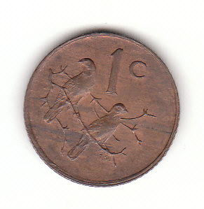  1 Cent Süd-Afrika 1971 (B550)   