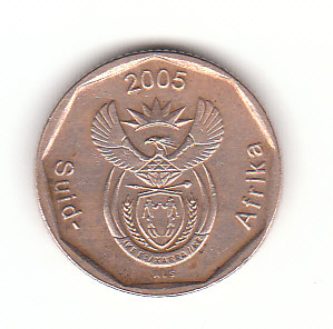  20 Cent Süd- Afrika 2005 (B582)   