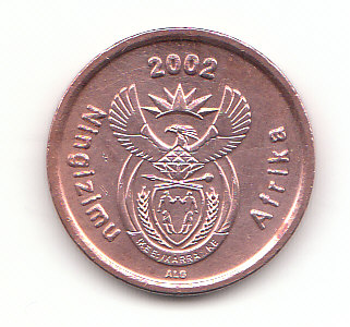  5 Cent Süd- Afrika 2002 (B585)   