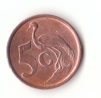 5 Cent Süd- Afrika 2002 (B585)   