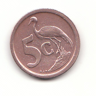  5 Cent Süd- Afrika 1991  (B589)   