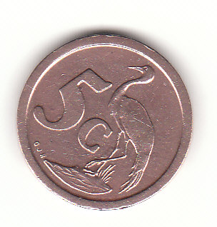  5 Cent Süd- Afrika 1993  (B590)   