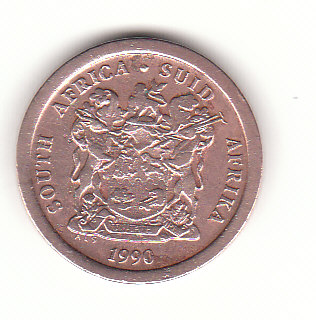 5 Cent Süd- Afrika 1990 (B591)