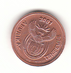  2 Cent Süd- Afrika 2001 (B592)   