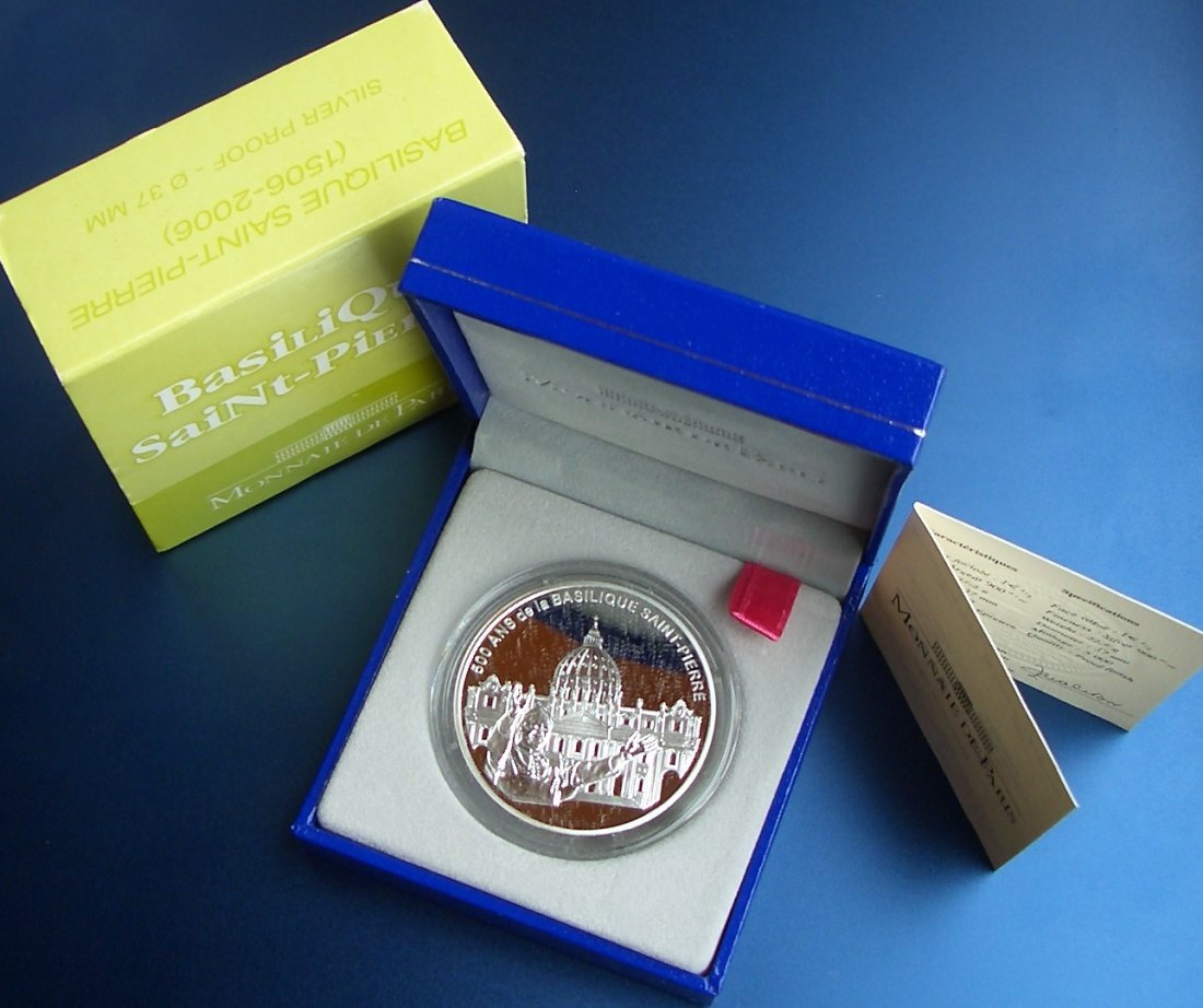 FRANKREICH 1,5€ 2006 BASILIQUE SAINT PIERRE SILBER ### Reale Auflage: 5.000 Exemplare ###