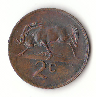  2 Cent Süd- Afrika 1970 (B596)   