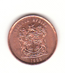  1 Cent Süd-Afrika 1999  (B608)   