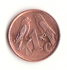 1 Cent Süd-Afrika 1999  (B608)   