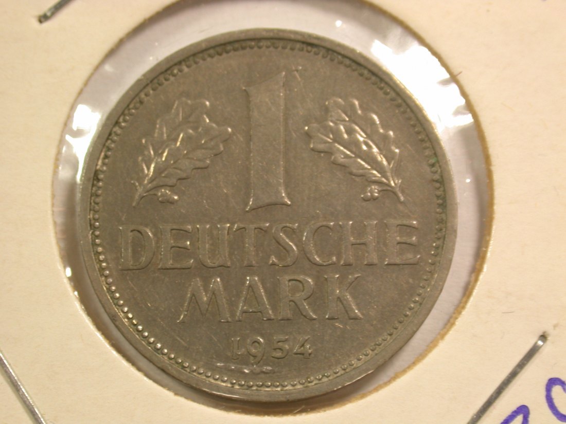 15109 BRD 1 Mark 1954 D in ss-vz Orginalbilder