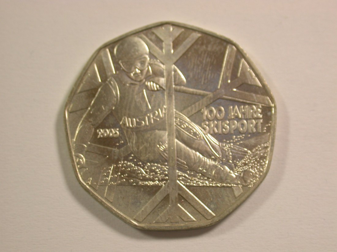 15109 Österreich 5 Euro 2005 in f.st Orginalbilder
