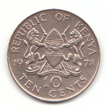  Kenia 10 Cent 1978 (B673)   