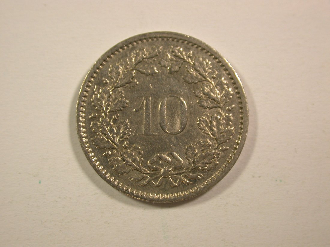 15005 Schweiz 10 Rappen 1970 in ss+ Orginalbilder