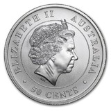  AUSTRALIEN 2015 HAMMERHAI 0,5 $ Silber st   