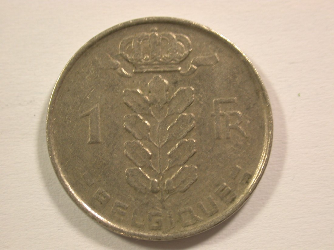  15006 Belgien 1 Franc 1958  Orginalbilder   