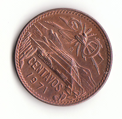  20 Centavos Mexiko 1971 (B693)   