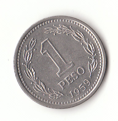  1 Peso Argentinien 1959 vorz. (B568)   