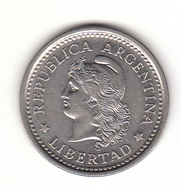  1 Peso Argentinien 1959 vorz. (B568)   