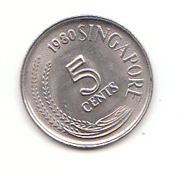  5 Cent Singapore 1980 (F347)   