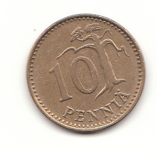  Finnland 10 Pennia 1981 (F168)   