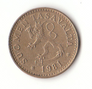  Finnland 10 Pennia 1981 (F168)   