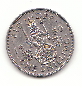  1 Shilling  Großbritannien 1950 (F213)   