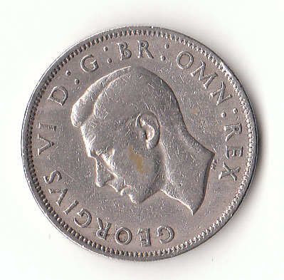  2 Shilling  Großbritannien 1948 (F222)   