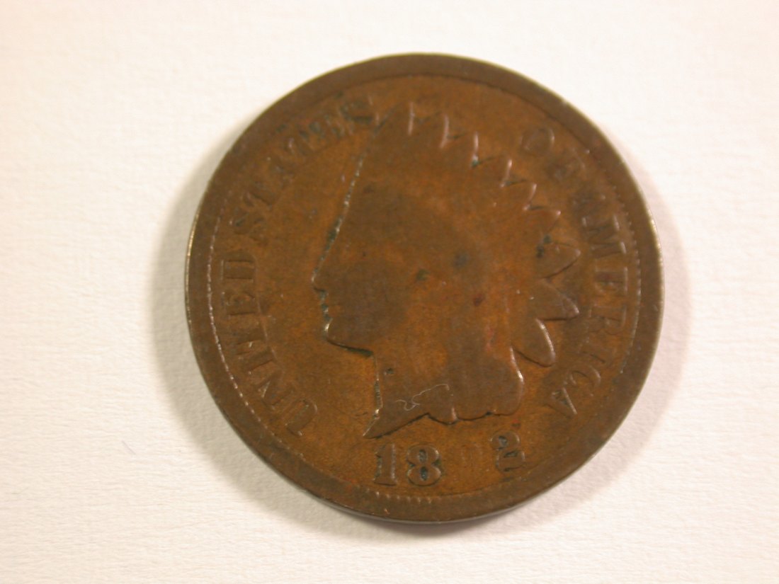  15112 USA  1 Cent 1892 in ss (VF)  Orginalbilder   