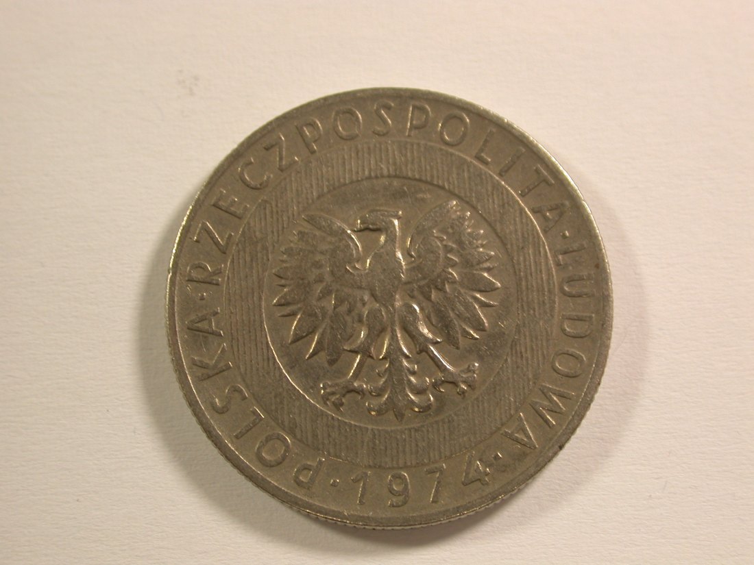  15112 Polen 20 Zl. 1974 in ss-vz Orginalbilder   