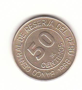 50 Centimos Peru 1988 (G425)