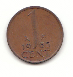  1 Cent Niederlande 1965 (F813 )   