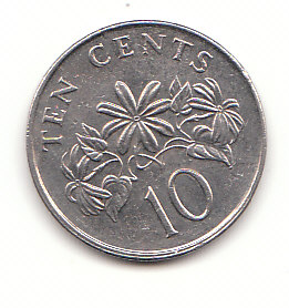  10 Cent Singapore 1986 (B707)   