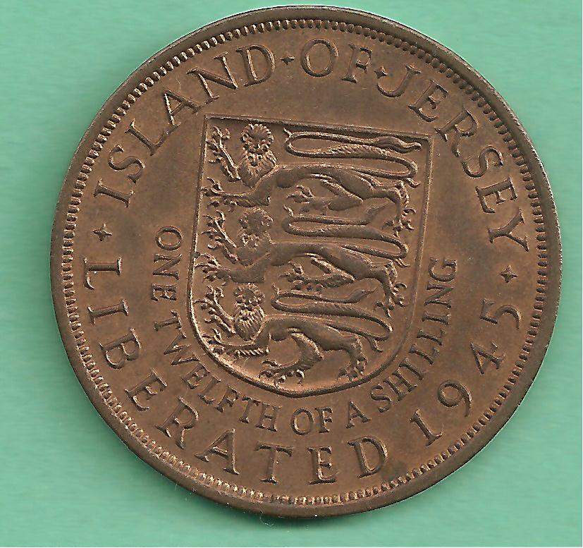  Jersey - 1/12 Shilling 1945   