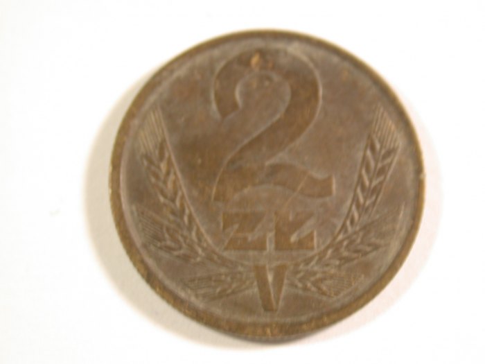 15011 Polen 2 Zloty 1983 in sehr schön Orginalbilder