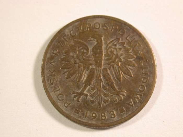  15011 Polen 2 Zloty 1983 in  sehr schön  Orginalbilder   