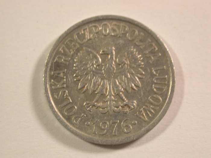  15011 Polen 20 Groszy 1976 in f.vz Orginalbilder   