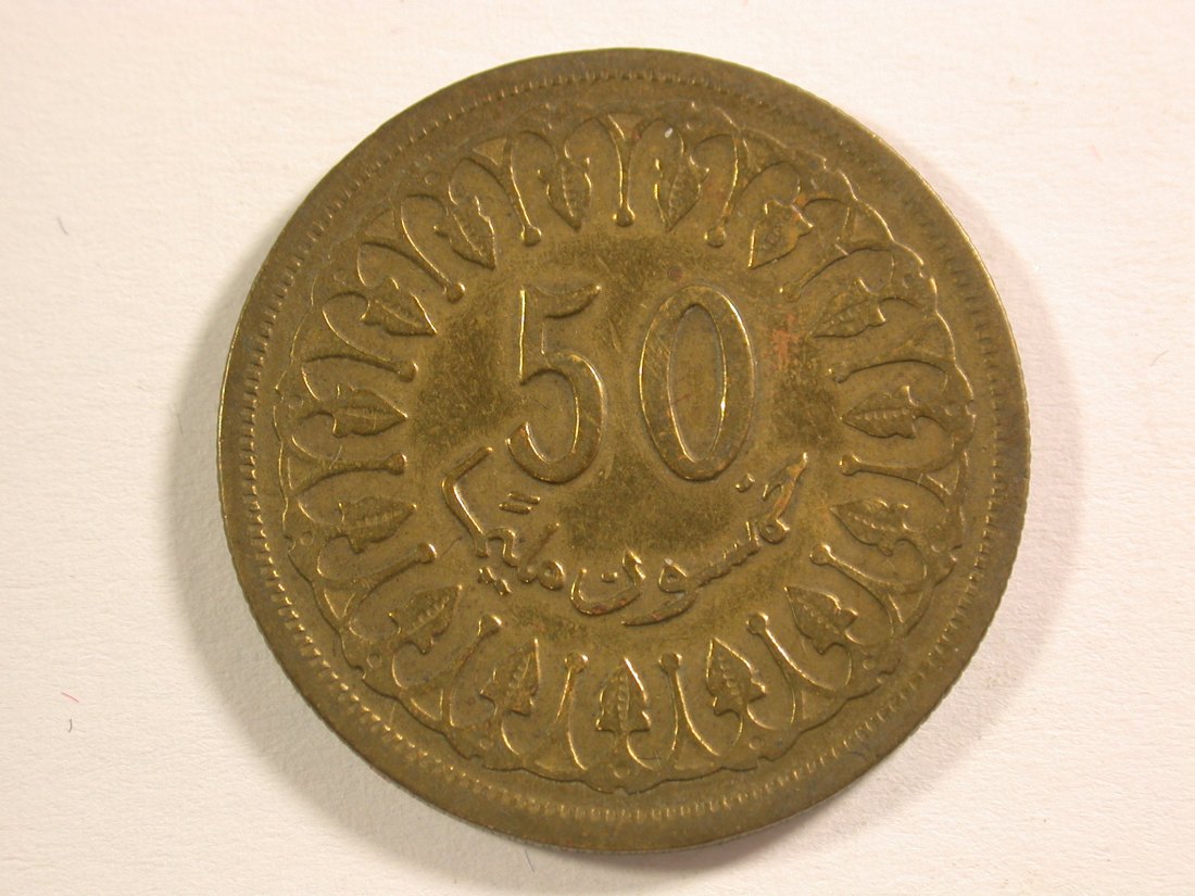 15013 Tunesien 50 Millim 1960 in ss+ Orginalbilder