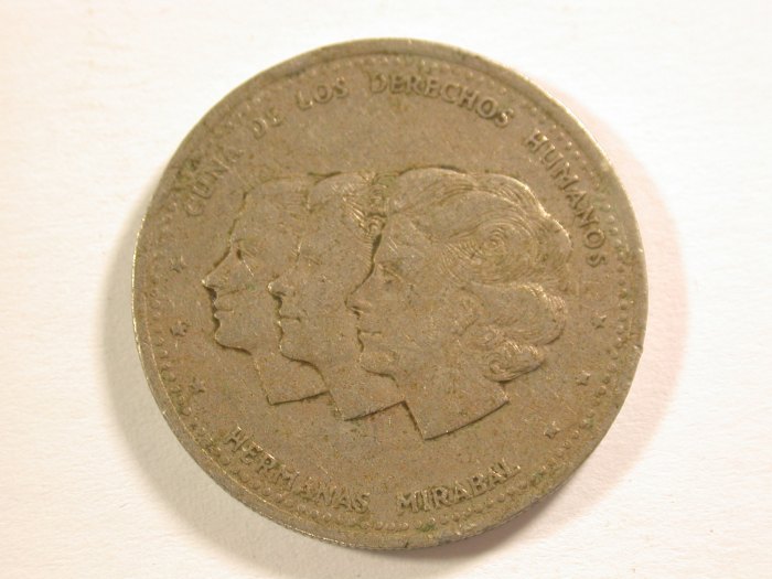  15013 Dominikanische Republik  25 Centavos 1987 in ss   Orginalbilder   