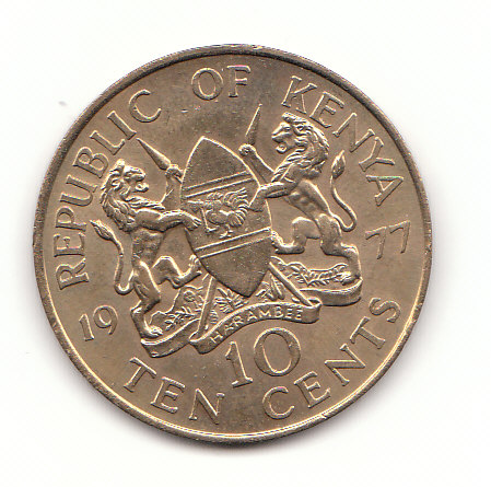  Kenia 10 Cent 1977 (B729)   