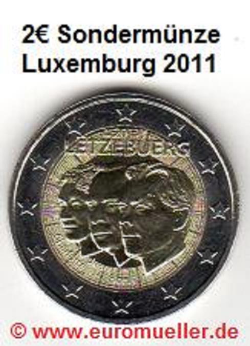 Luxemburg ...2 Euro Sondermünze 2011...Jean   