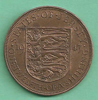  Jersey - 1/12 Shilling 1947   