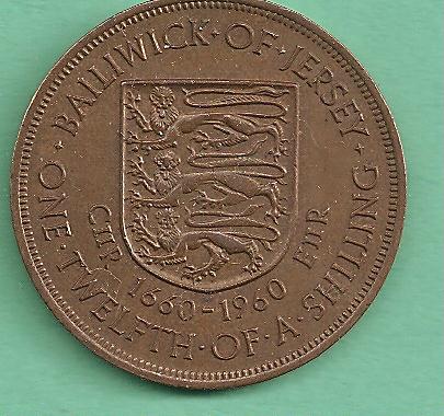  Jersey - 1/12 Shilling 1960   