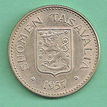  Finlandia - 200 Markkaa 1957 silber   