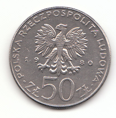  50 Zlotych 1980 Boleslaus II (G095)   