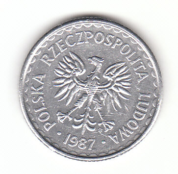  1 Zloty Polen 1987 (F252)   